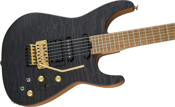 Guitare électrique Jackson USA Phil Collen PC1 Satin Flame MN Satin Transparent Black Guitare électrique - 5