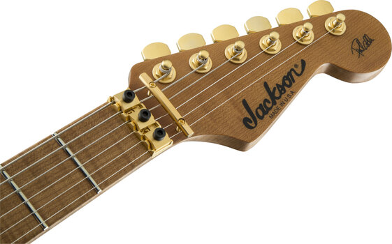 Guitare électrique Jackson USA Phil Collen PC1 Satin Flame MN Satin Transparent Black Guitare électrique - 8