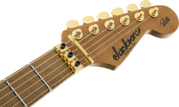 Elektrikitarr Jackson USA Phil Collen PC1 Satin Flame MN Satin Transparent Green Elektrikitarr - 8