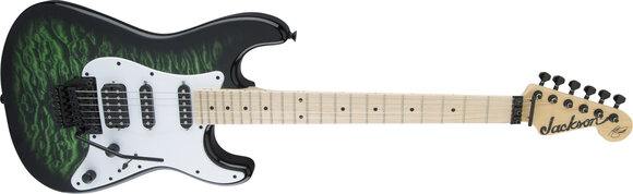 Guitare électrique Jackson X Series Signature Adrian Smith SDXQ MN Transparent Green Guitare électrique - 3
