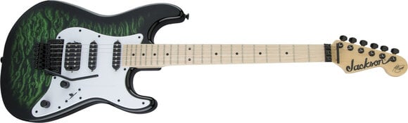 Guitare électrique Jackson X Series Signature Adrian Smith SDXQ MN Transparent Green Guitare électrique - 4
