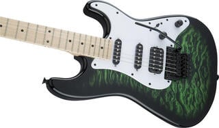 Elektrická gitara Jackson X Series Signature Adrian Smith SDXQ MN Transparent Green Elektrická gitara - 5