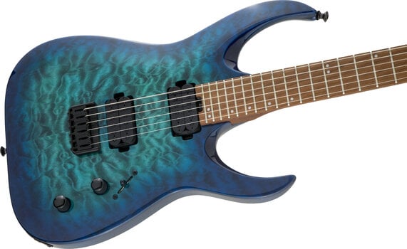 Electric guitar Jackson Pro Series Misha Mansoor Juggernaut HT6QM Chlorine Burst Electric guitar (Just unboxed) - 5