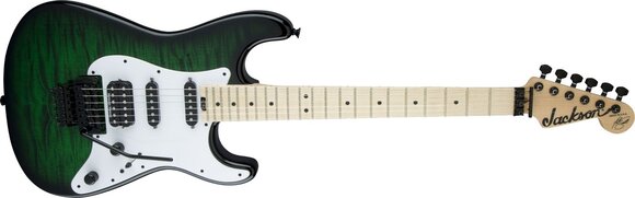 Guitare électrique Jackson USA Select Adrian Smith SD Transparent Green Burst Guitare électrique - 3
