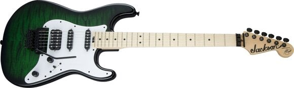Guitare électrique Jackson USA Select Adrian Smith SD Transparent Green Burst Guitare électrique - 4