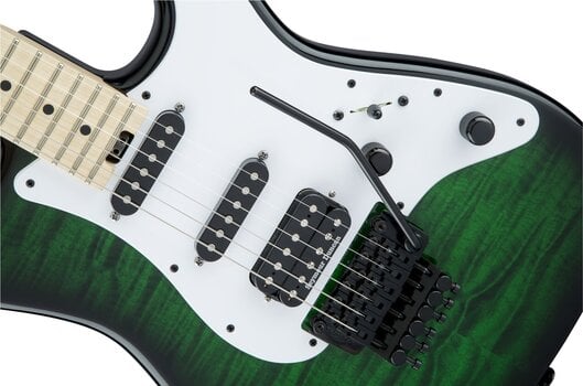 Guitare électrique Jackson USA Select Adrian Smith SD Transparent Green Burst Guitare électrique - 5