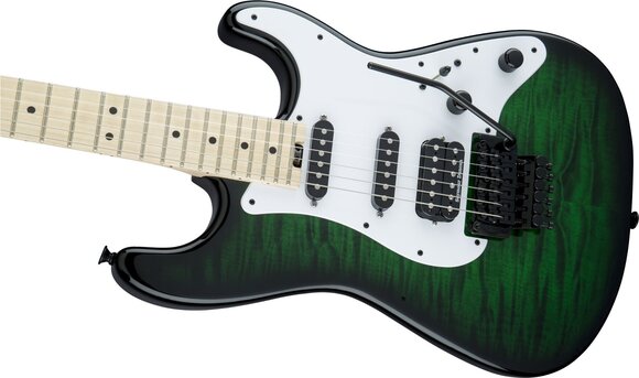 Guitare électrique Jackson USA Select Adrian Smith SD Transparent Green Burst Guitare électrique - 6