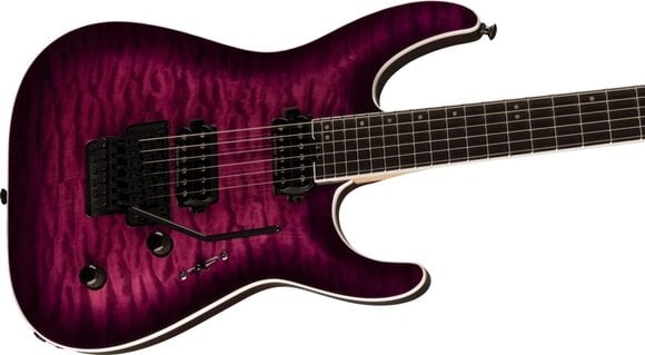 Elektrisk guitar Jackson Pro Plus Series Dinky DKAQ EB Transparent Purple Burst Elektrisk guitar - 3