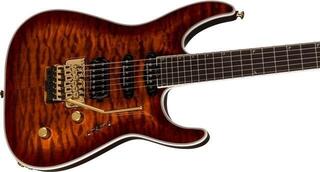 Guitarra eléctrica Jackson Pro Plus Series Soloist SLA3Q EB Amber Tiger Eye Guitarra eléctrica - 2