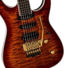 Guitarra eléctrica Jackson Pro Plus Series Soloist SLA3Q EB Amber Tiger Eye Guitarra eléctrica - 3