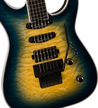 Elektrisk guitar Jackson Pro Plus Series Soloist SLA3Q EB Amber Blue Burst Elektrisk guitar - 4