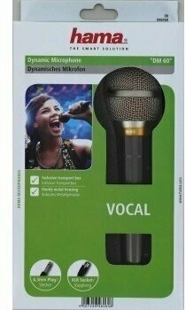 Vokální dynamický mikrofon Hama DM-60 Vokální dynamický mikrofon - 2