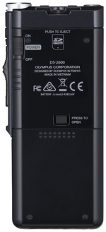 Przenośna nagrywarka Olympus DS-2600 / AS-2400 KIT Czarny - 4