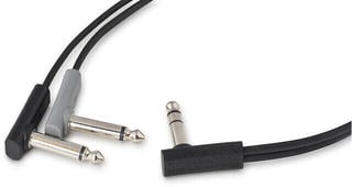 Cable de conexión RockBoard Flat Patch Y 30 cm Angulado - Angulado Cable de conexión - 1