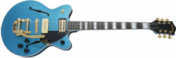 Gitara semi-akustyczna Gretsch G2655TG-P90 Streamliner Center Block Jr. Rivera Blue Satin - 3