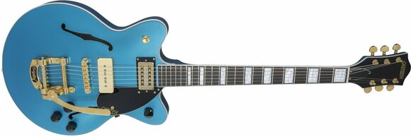 Semi-akoestische gitaar Gretsch G2655TG-P90 Streamliner Center Block Jr. Rivera Blue Satin - 4
