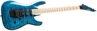 Electric guitar ESP LTD MH-203QM See Thru Blue Electric guitar - 2