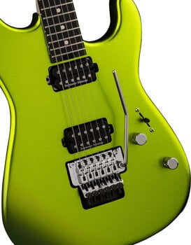 Elektrická gitara Charvel Pro-Mod San Dimas Style 1 HH FR EB Lime Green Metallic Elektrická gitara - 3