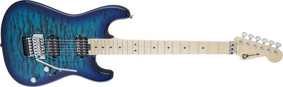 Guitare électrique Charvel Pro-Mod San Dimas Style 1 HH FR M QM Chlorine Burst Guitare électrique - 3