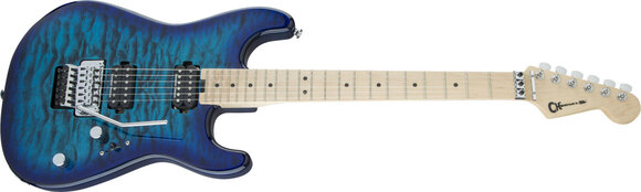 Guitare électrique Charvel Pro-Mod San Dimas Style 1 HH FR M QM Chlorine Burst Guitare électrique - 4