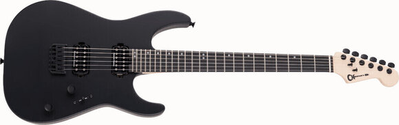 Electric guitar Charvel Pro-Mod DK24 HH HT EB Satin Black Electric guitar - 4