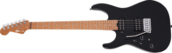 Gitara elektryczna Charvel Pro-Mod DK24 HH 2PT LH Caramelized MN Gloss Black Gitara elektryczna - 3