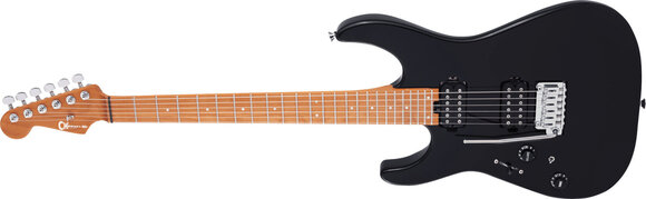 Gitara elektryczna Charvel Pro-Mod DK24 HH 2PT LH Caramelized MN Gloss Black Gitara elektryczna - 4