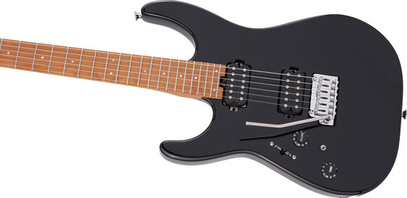 Gitara elektryczna Charvel Pro-Mod DK24 HH 2PT LH Caramelized MN Gloss Black Gitara elektryczna - 5