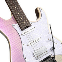 Guitarra elétrica Cort G280 Select Trans Chameleon Purple Guitarra elétrica - 3