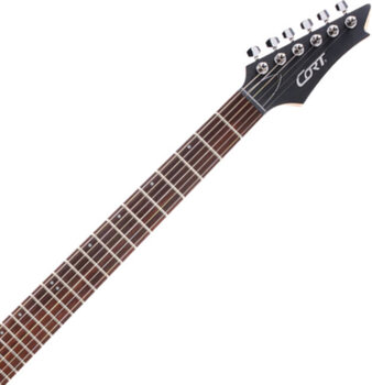 Guitare électrique Cort X100 Open Pore Black Cherry Burst Guitare électrique - 4