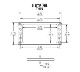 Kappe EMG Mounting Ring Black Kappe - 1