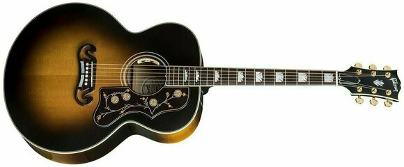 Elektroakustická kytara Jumbo Gibson J-200 Standard 2019 Vintage Sunburst - 2