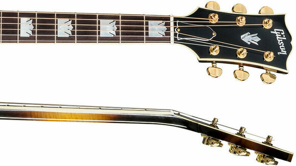Jumbo Elektro-Akustikgitarren Gibson J-200 Standard 2019 Vintage Sunburst - 5