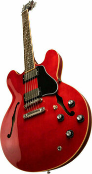 Halvakustisk gitarr Gibson ES-335 Dot inlay 2019 Antique Faded Red - 3