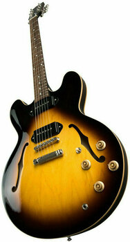 Guitare semi-acoustique Gibson ES-335 Dot P-90 2019 Vintage Burst - 5