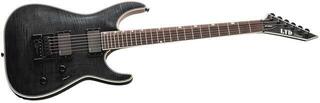 Electric guitar ESP LTD MH-1000 Evertune See Thru Black Electric guitar - 2