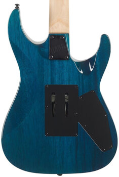 E-Gitarre ESP LTD MH-203QM-LH See Thru Blue E-Gitarre - 5