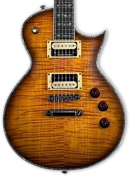 Electric guitar ESP LTD EC1000FM Amber Sunburst Electric guitar - 4
