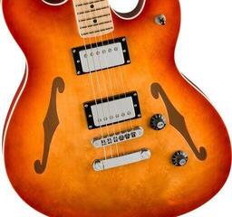 Pusakustiskā ģitāra Fender Squier Affinity Series Starcaster Deluxe Maple Fingerboard Sienna Sunburst - 2