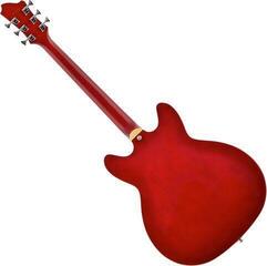 Semiakustická gitara Hagstrom Viking Cherry Transparent Semiakustická gitara - 1