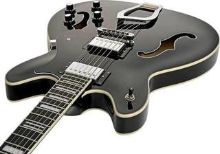 Semiakustická gitara Hagstrom Viking Black Semiakustická gitara - 5