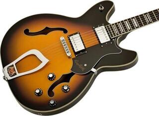 Semi-akoestische gitaar Hagstrom Viking Tobacco Sunburst Semi-akoestische gitaar - 3
