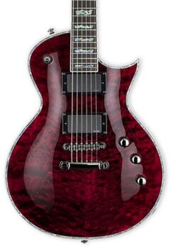Guitare électrique ESP LTD EC1000QM SeeThru Black Cherry Guitare électrique - 4