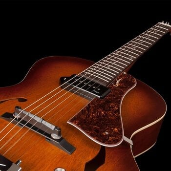 Semi-Acoustic Guitar Godin 5th Avenue Kingpin P90 Cognac Burst Semi-Acoustic Guitar - 6