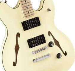 Halbresonanz-Gitarre Fender Squier Affinity Series Starcaster MN Olympic White Halbresonanz-Gitarre - 2