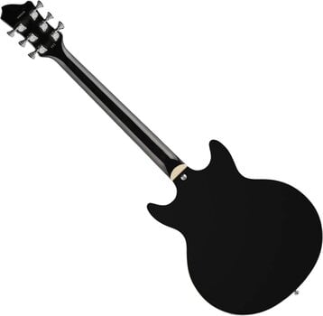 Halbresonanz-Gitarre Hagstrom Alvar Black Halbresonanz-Gitarre - 2