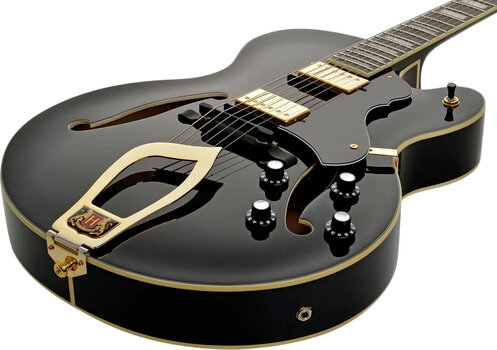 Puoliakustinen kitara Hagstrom HJ500 Black Puoliakustinen kitara - 3