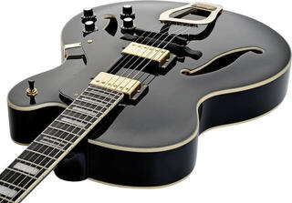 Semiakustická gitara Hagstrom HJ500 Black Semiakustická gitara - 5