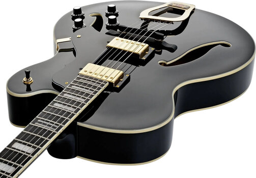 Puoliakustinen kitara Hagstrom HJ500 Black Puoliakustinen kitara - 6