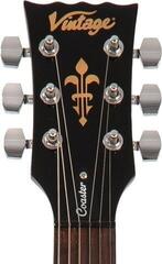 Electric guitar Vintage V69 Coaster Gloss Black Electric guitar - 5